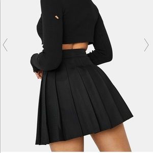 Vintage Pleated Mini Skirt
